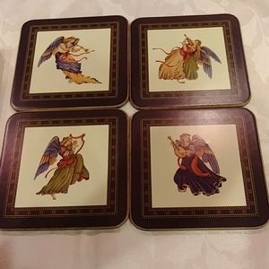 4 Pimpernel Angels Coasters